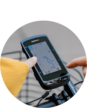 自転車用のナビをレンタル!!